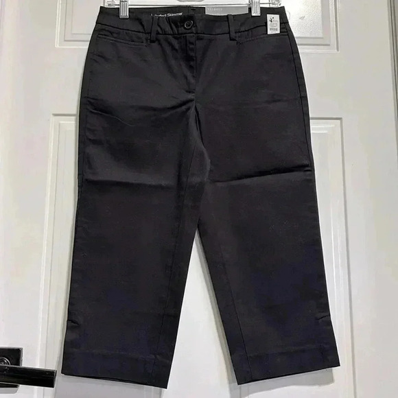 Talbots Perfect Skimmer slim leg,pedal pusher length,cropped pants - Picture 1 of 9